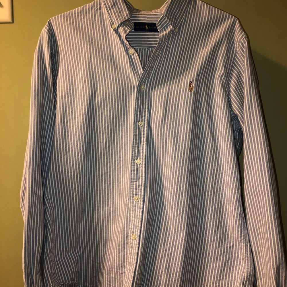 Polo Ralph Lauren Oxford Blue/White Button Down